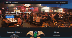 Desktop Screenshot of apexbar.com